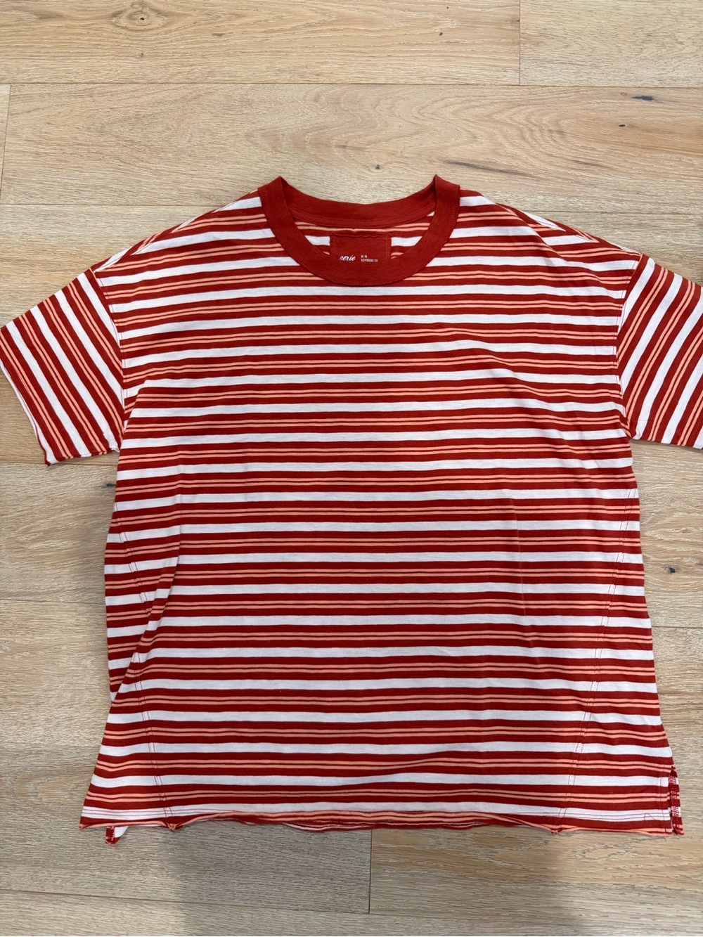 Aerie stripes boyfriend tee M